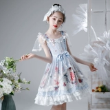 Дисней, наряд маленькой принцессы для принцессы, детская юбка, тонкая летняя одежда, платье, стиль Лолита