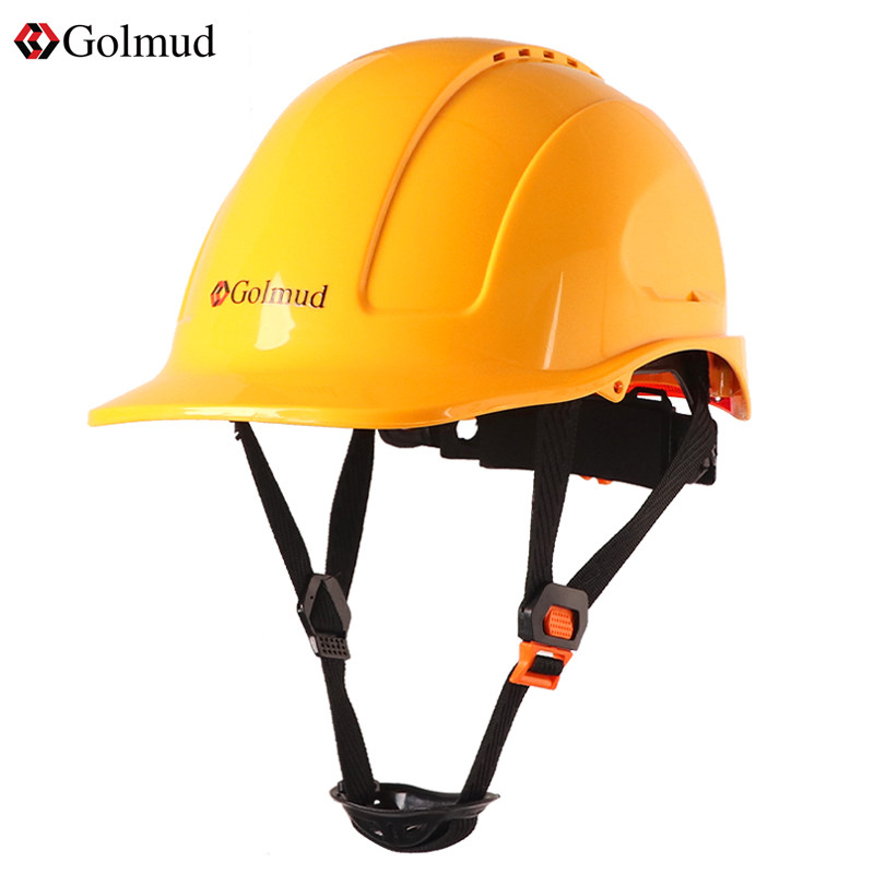 Golm breathable hole reflective sign ABS construction site anti-smash helmet comfortable national standard safety 713