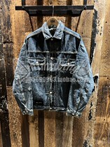 35% off Hong Kong IZZUE ARMY 22 spring mens denim jacket with embroidered letters on the back 7505