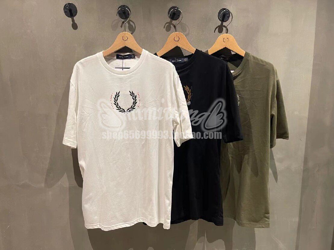 51% off Mimi Hong Kong FRED PERRY 22 summer women's wheat ear print short-sleeved T-shirt 3113