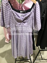 30% off Mimi Hong Kong BAB B AB 22 spring and summer womens bowknot plaid dress 1175