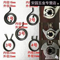 Security Door Handle Accessories Bounce Yellow Return Door Lock Inner Handle Spring Lock Core Double Live Double Fast Universal 