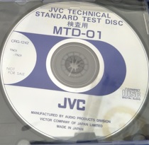 CD test disc Panasonic PTCD-777A 8 cm PSDR-5127 PSDR-5127 JVC-V-1002 MTD-01