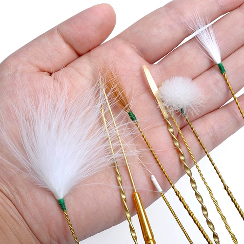 天艺 Ухо -Харвестирующие инструменты для выкопания артефакта уха, медные волосы, куриные волосы, волосы с краном крюч