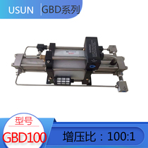 Pneumatic liquid booster pump 500-800kg 100 times high pressure gas drive gas test pump