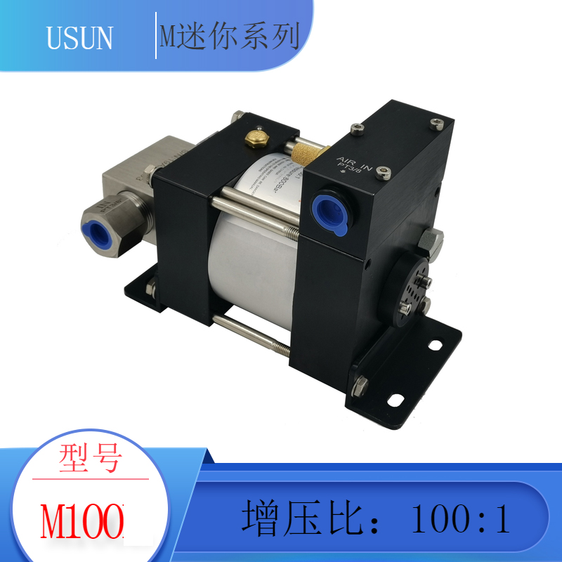 Gas-liquid booster pump 100 times high pressure pneumatic liquid booster pneumatic hydraulic booster pump pneumatic hydraulic booster