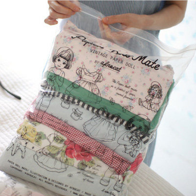 Korea afrocat Cute girl travel storage bag Transparent waterproof clothing finishing wash bag set combination