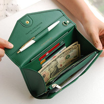 PLEPIC Korea imported fashion passport bag large capacity hand-held long wallet mens and womens mobile phone bag ins wind
