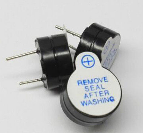 Ultra thin buzzer 12065 active 5V diameter 12mm * 6 5mm height two-piece long sound