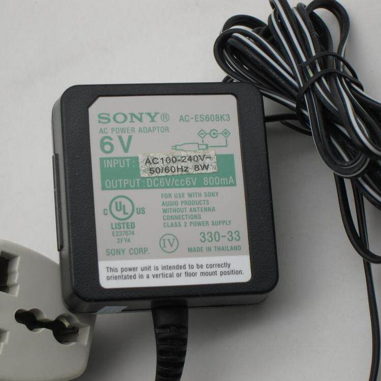 注記あり】SONY ACアダプター AC-ES608K3 6VSONY(ソニー) AC電源 注記あり】SONY ACアダプター AC-ES608K3 6VSONY(ソニー) AC電源