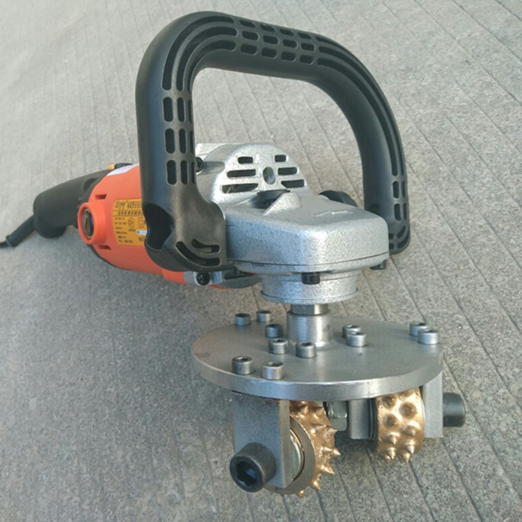 Electric chipping machine 220V concrete electric hammer drill for chipping hair wheel road bridge T beam chiseling hammer wall roughing machine