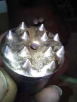 Electric pick flower hammer chisel hair head Concrete stone bridge leveling Litchi surface hair hammer special alloy electric hammer flower hammer