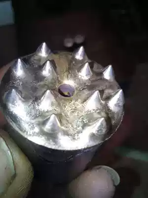 Electric pick flower hammer Chisel hair head Concrete stone bridge leveling Litchi surface hair hammer Special alloy rotary hammer Drilling flower hammer