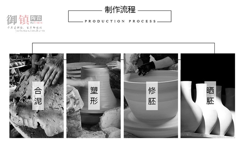 I and contracted household soft adornment of pottery and porcelain vases, plant flowers, place of the sitting room of Chinese style TV wine accessories