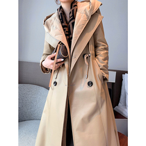  JU designer 2021 new Turkish tire cowhide leather womens mid-length hooded white goose down down slim jacket