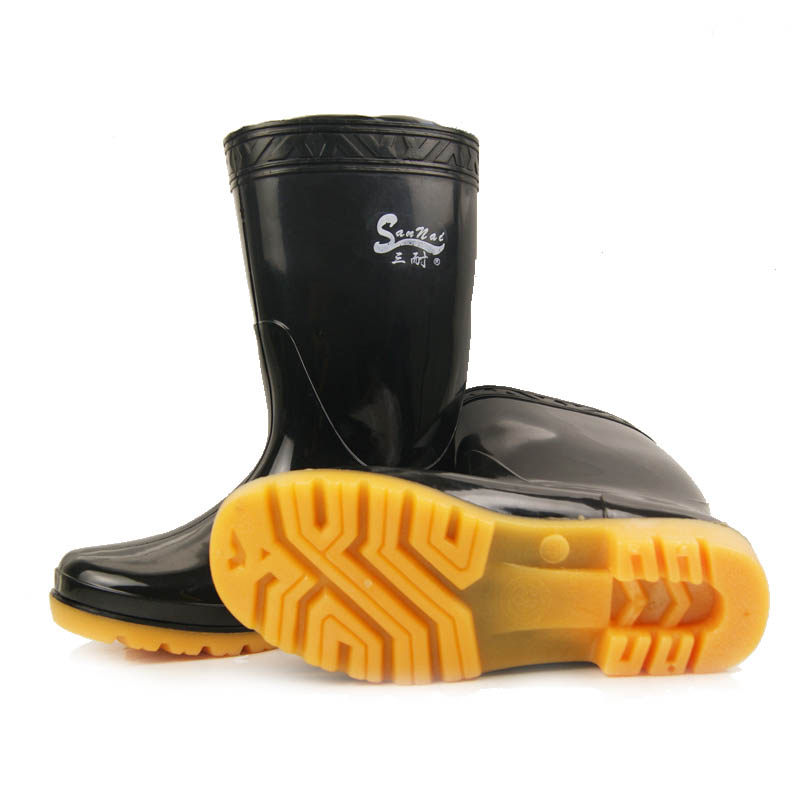 Chaussures - bottes caoutchouc homme pour printemps - semelle tendon - Ref 960425 Image 14