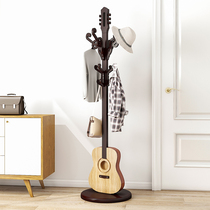 Multifunctional solid wood art hanger adult bedroom simple clothes bracket modern bamboo wood assembly coat rack