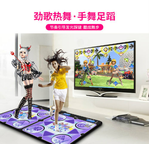 30mm dày không dây nhảy mat đôi giao diện TV máy tính dual-sử dụng somatosensory game console nhà khiêu vũ thảm nhảy bước chân