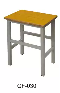 Training stool iron frame stool workshop small square stool operation stool factory assembly line stool simple steel wooden stool