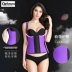 Ozimm mới ba lớp corset vest nữ bó sát sát eo hỗ trợ corset đai ngực cơ thể cơ bụng với dây đeo vai - Corset