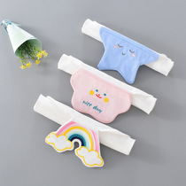 2 Childrens sweat towel cotton gauze breathable baby pad back towel Kindergarten baby sweat towel 0-6 years old