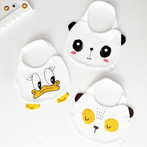 3-pack baby cartoon bib summer thin cotton saliva towel newborn baby bib U-shaped saliva pocket rice pocket four seasons