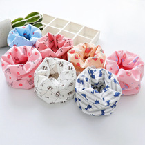 Childrens bib winter warm baby scarf cotton soft baby neck sleeve Korean spring and autumn boys and girls windproof