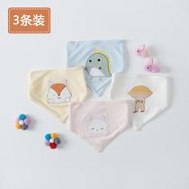 New cartoon embroidered men and women baby triangle towel cotton saliva towel baby spit baby anti-spit milk bib bib small scarf