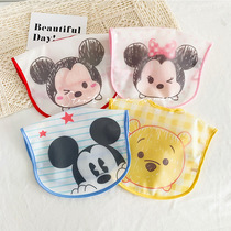 2 pieces of infant food bag Korean cute baby eating bib spring and summer thin children waterproof anti-dirty bib