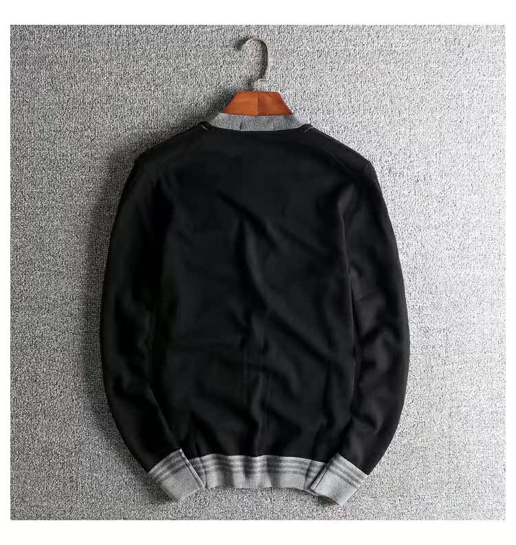 100 chiếc áo len nam len cardigan Áo len mỏng Hàn Quốc mùa thu Áo len dệt kim bên ngoài áo khoác hoodie nam