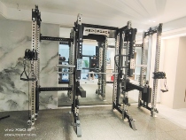 The fifth version of squat rack bench press rack Smith machine gantry comprehensive training device double flying bird training device