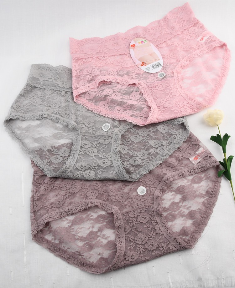 4 黛丝 少女 裤 lưới gạc trong suốt đồ lót gợi cảm mod giữa eo quần xì