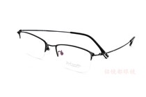 New pure titanium mens glasses frame worthy lenses Myopia Half-Frame Ultra Light Fine Frame Fashion Simple And Generous