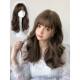 Wig for women with clavicle, natural round face, pear blossom