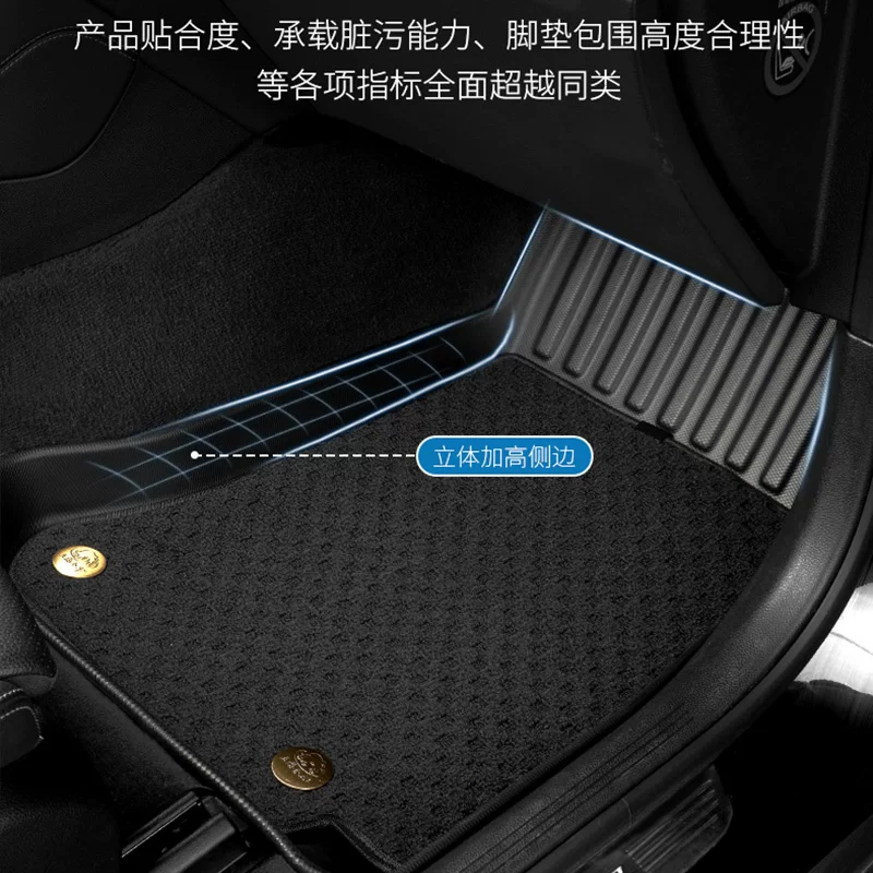 Полные TPE авто коврики для пола для Audi A4L Volkswagen Toyota Ideal L6 Envision Q5