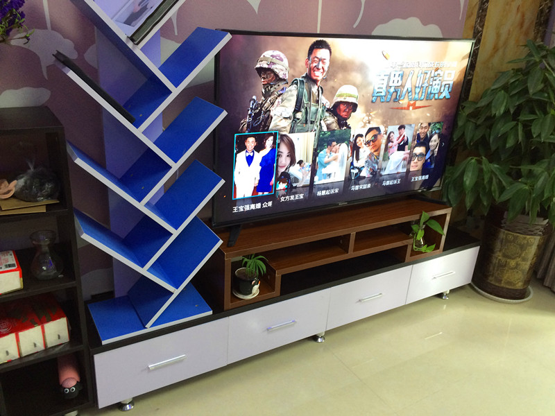 Màn hình hiển thị tinh thể lỏng tủ TV giá tăng thăng hoa gỗ cơ sở tăng tủ kệ dày tủ top box - Buồng tủ nhựa quần áo gia đình