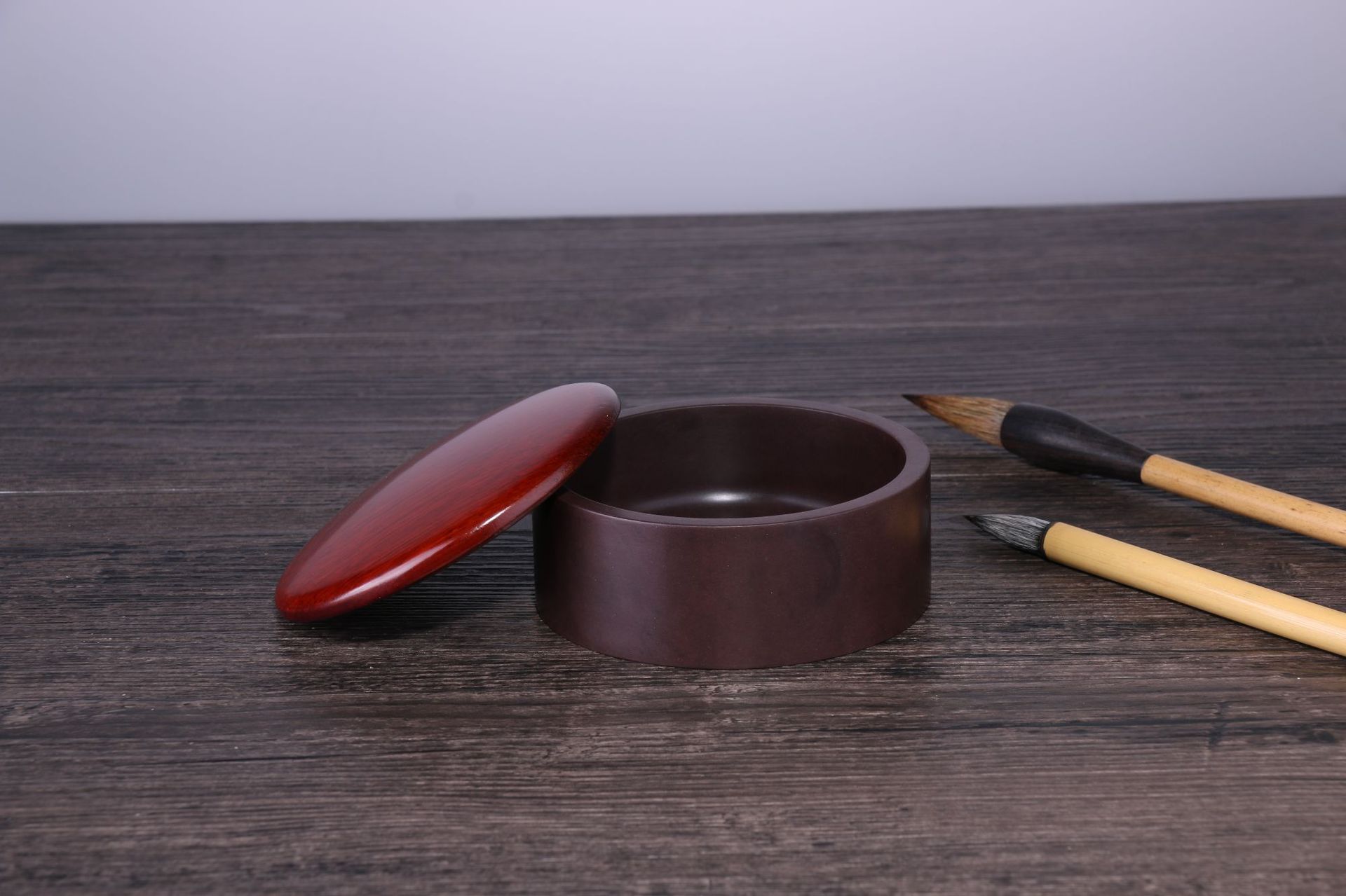 Zhaoqing Ink sea single inkstone inkstone four treasures Song Keng Duan Yan 4 inch large ink sea pen wash