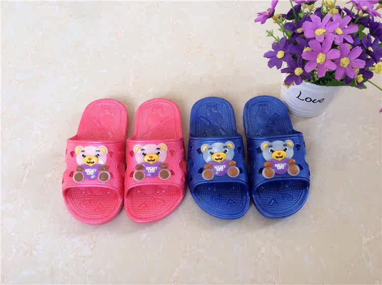 Pantoufles enfants pour été - semelle plastique - Ref 1020082 Image 4