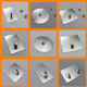 Stainless steel screw stickers for storage, traceless hooks, picture frames, no punching nails, adhesive load-bearing metal wall nails, no nail stickers