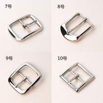 2019 New stainless steel belt belt buckle Japanese word D pin style mens pants with head business retro