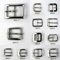 Stainless steel belt head Mens needle buckle Japanese buckle Belt buckle Belt head accessories clip Pure steel anti-corrosion