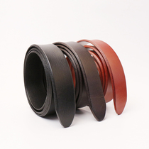 New Italian multi-fat tanning leather Italian dyed belt buckle-free cowhide belt link