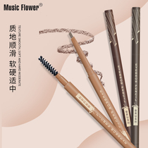 Music Flowers fine triangle pen is not faint and persistent natural stereo waterproof and sweat and anti - color