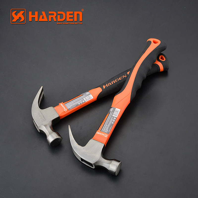 Hanton, Germany, fibre handle, jointed claw hammer, carpenter's house, claw hammer, sheep head hammer, iron hammer, hammer