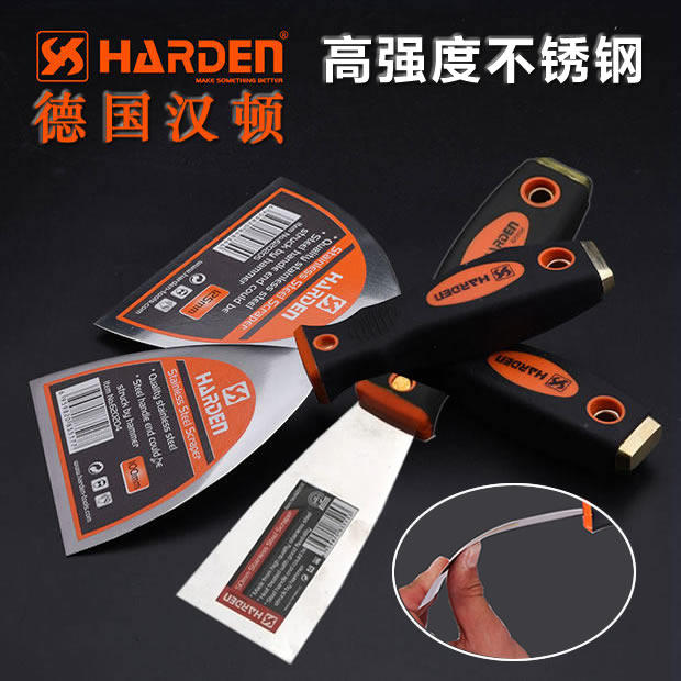 German Hanton Stainless Steel Oil Ash Knife Mashed Knife Batch Earth Scraper Glass Clean Shovel Knife Scraped Putty Knife Shovel Batch Knife