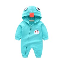 Spring and autumn baby clothes jumpsuit autumn full moon year old 0-3 months old baby male long sleeve newborn Cotton