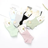 Хлопковые милые японские демисезонные удерживающие тепло мультяшные носки, в корейском стиле, впитывают пот и запах