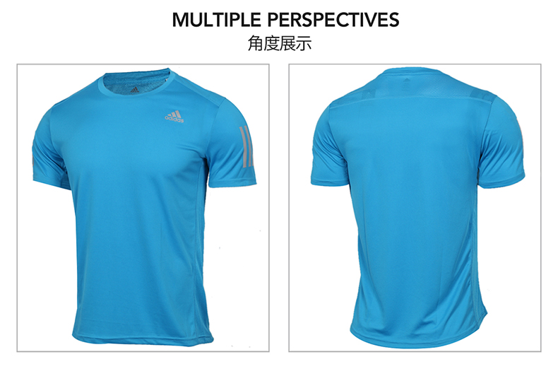 Adidas nam 2019 hè mới chạy nhanh khô tay áo ngắn tập thể thao thoải mái áo thun thoải mái DX1313 - Áo phông thể thao áo tank top