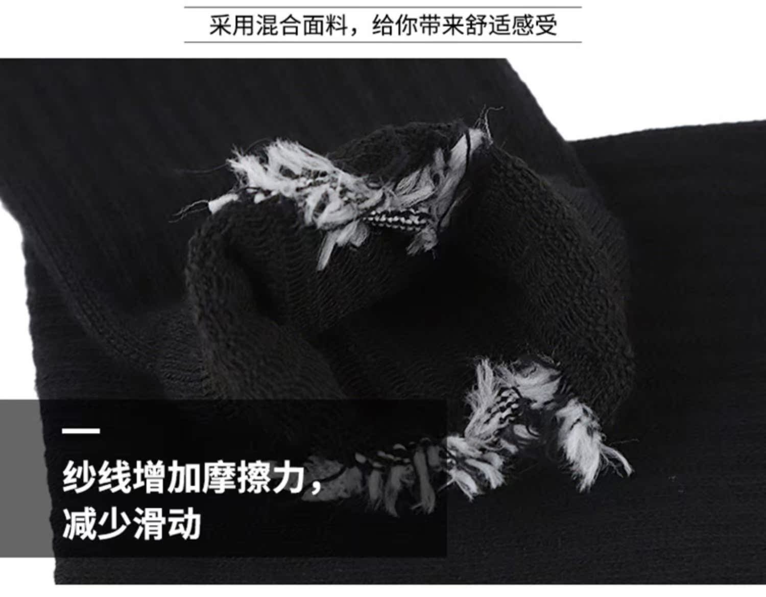 Vớ nam nữ NIKE 2019 hè mới ba đôi thấm hút mồ hôi chạy vớ thể thao ống dài SX7676-010 - Vớ thể thao tất off white