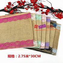 Kindergarten Ring Genesis Material Lace Hemp Cloth Lace Handmade Diy Ephedra Decoration Creative Accessories Coarse Cloth Background Cloth